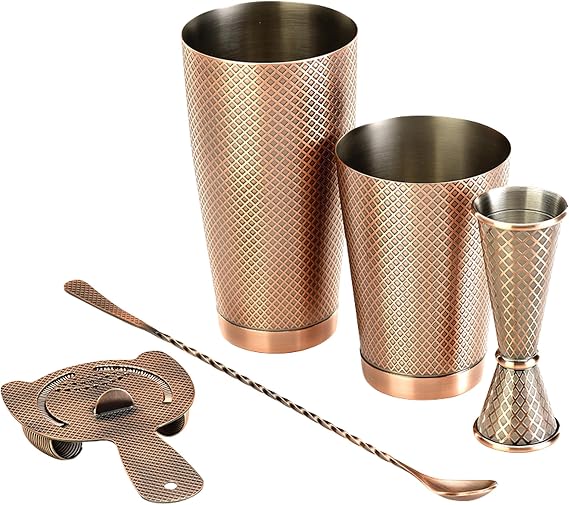Barfly Diamond Lattice Etch Basics Kit, Antique Copper