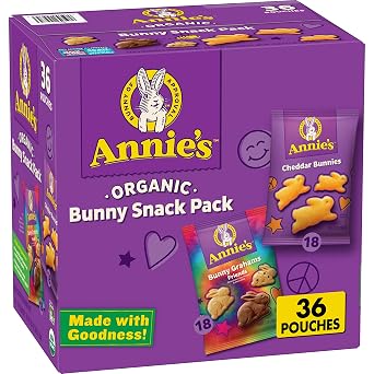 Annies Organic Bunny Snack Pack, Variety Pack, 36 Ct, 36 oz
