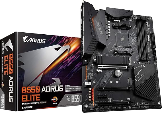 GIGABYTE B550 AORUS ELITE Motherboard ATX AMD B550 Chipset MB4993