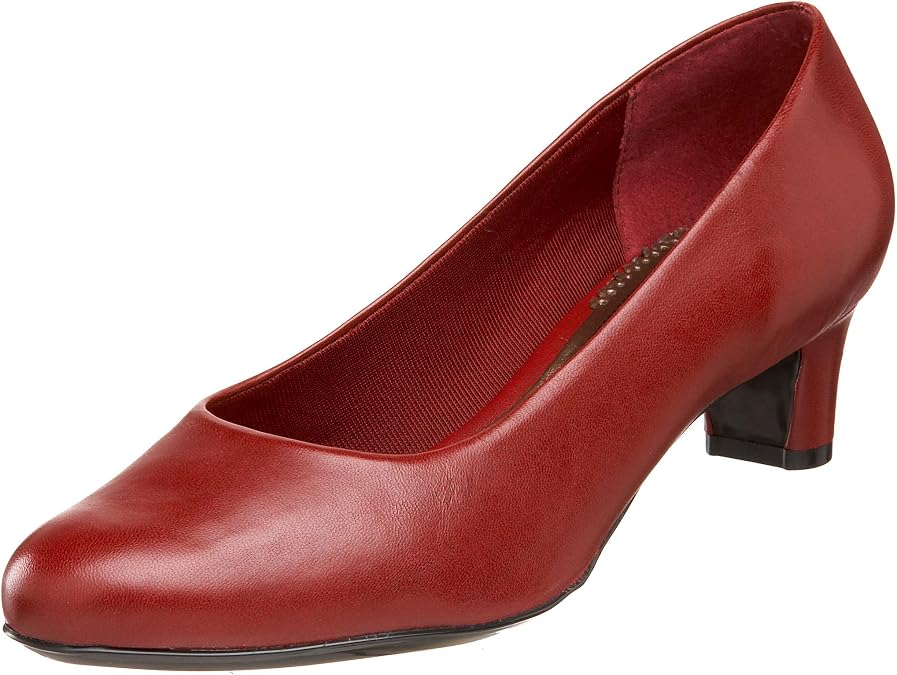 Trotters Women's Janna Pump,Dark Red,7.5 N US