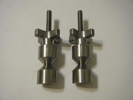 Davis 1 1/4" Stainless Two Hole Pin with Quick knobs