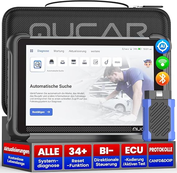 MUCAR 892BT OBD2 Diagnostic Device Bluetooth ECU Coding & Full System