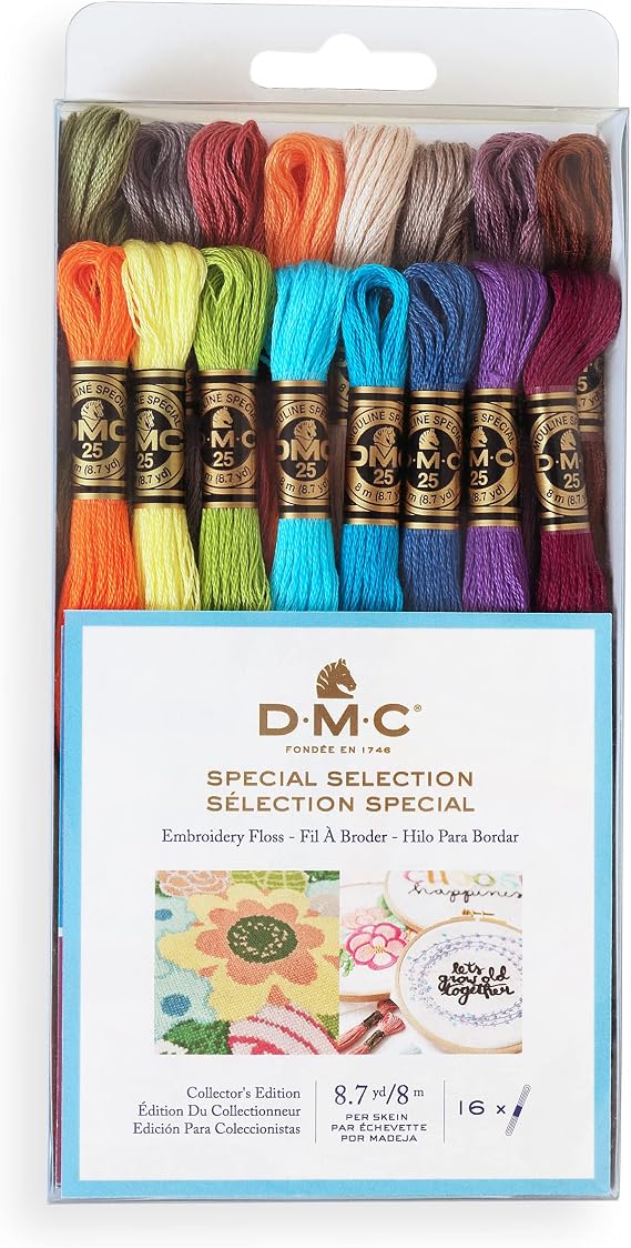 DMC Embroidery Floss Special Selection Pack - 16 skeins
