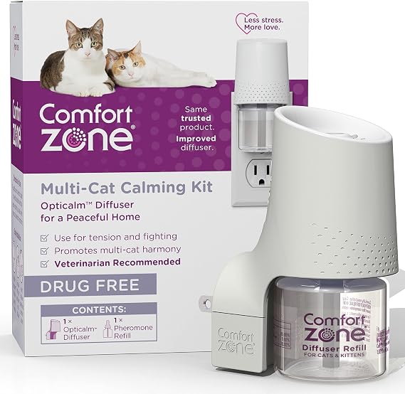 Comfort Zone Multicat 30 Day Starter Kit: 1 Diffuser & 1 Refill