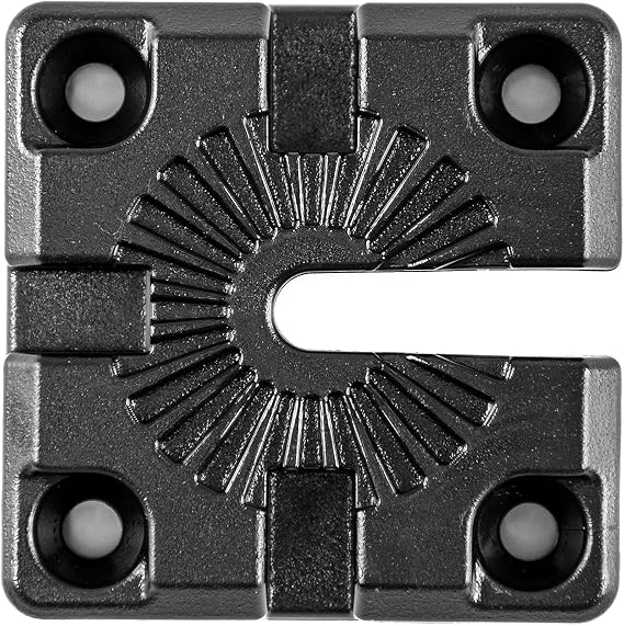 YakAttack GridLoc MightyMount | Low-Profile Kayak Track Mount Base | for GridLoc BlackPak Pro & Watercraft Installs | Compact Mounting Footprint | Works with Track-Mounted Accessories | Made in USA