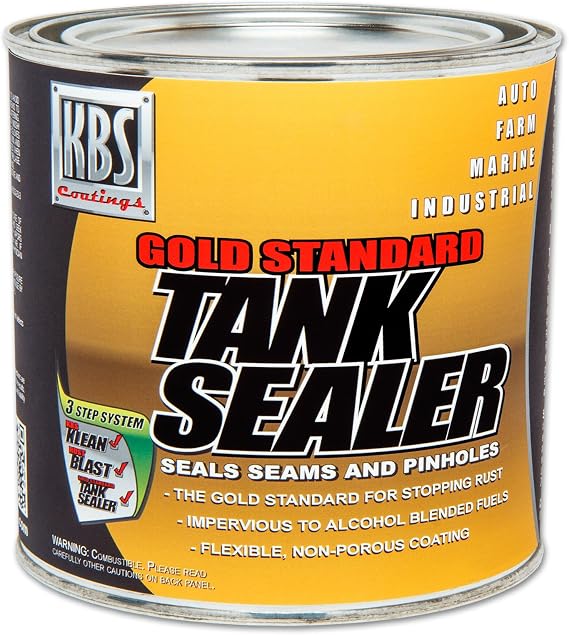 KBS Coatings 5200 Gold Standard Tank Sealer - 8 fl. oz., Silver