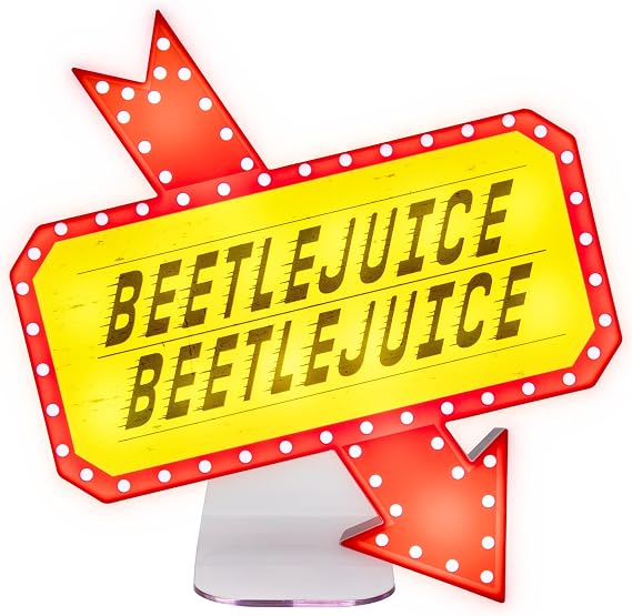 Paladone Beetlejuice Icon Accent Light - Officially Licensed Merchandise from Iconic Retro Horror Movie, Spooky Room Decor and Gift, Gothic Bedroom Accessory and Nightlight for All Ages