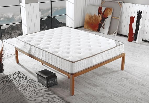 Paket Yaylı Ortopedik Yatak, Antrasit, 200x150x30 cm, Çift Taraflı Yumuşak, Orta Sert, Yetişkin (140 x 190)