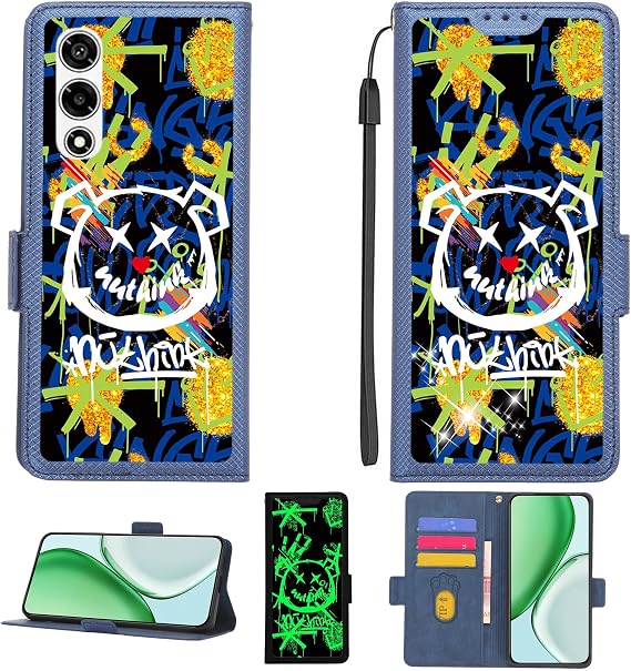 Aroepurt Case Compatible for Lava Play Max Phone Case Flip Cover [with Tempered Glass Screen Protector][RFID Blocking][Gold Glitter+Luminous] PTL-TYX