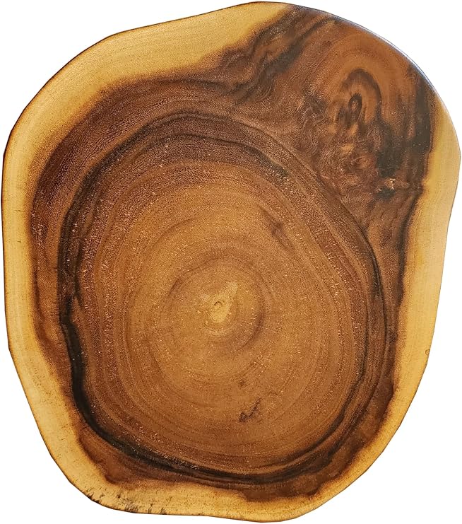 Natural Monkey Pod Round Slap