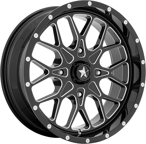 MSA Offroad Wheels MA45 14X7 4X137 G-BLK MILL 10MM - M45-04737M