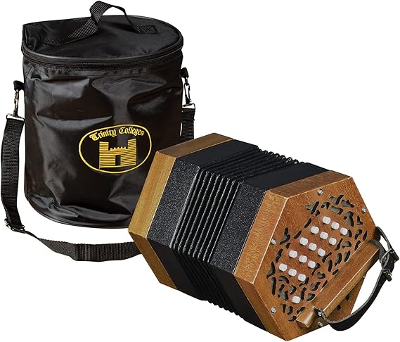 Trinity College AP-1230A Anglo-Style Concertina, Walnut Finish