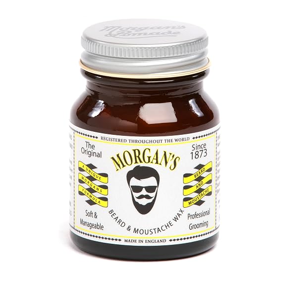 Morgan Beard and Moustache Wax, 1 Pound