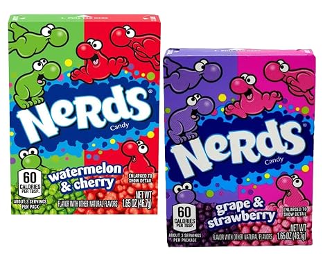 Watermelon - Wild Cherry & Grape - Strawberry Set of 2 1.6 oz Each - US Candy