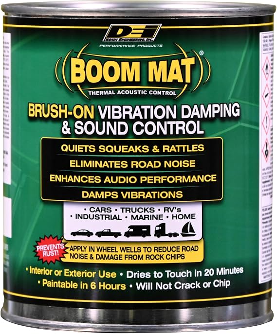 Design Engineering Boom Mat Liquid Sound Deadener 1 Liter 33.8 fl oz