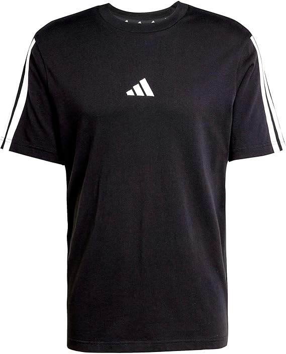 adidas Men's Essentials Three Stripes Single Jersey Tee T-Shirt (Pack of 1)