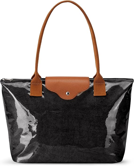 KALIDI Tote Bag for Women Nylon Top-Handle Purse,Large Capacity Shoulder Hobo handBag with Zipper Leisure Foldable Weekend