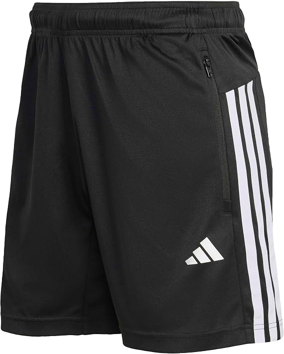 adidas Men's Workout Essentials Base 3-Stripes Pique Short 7inch Shorts