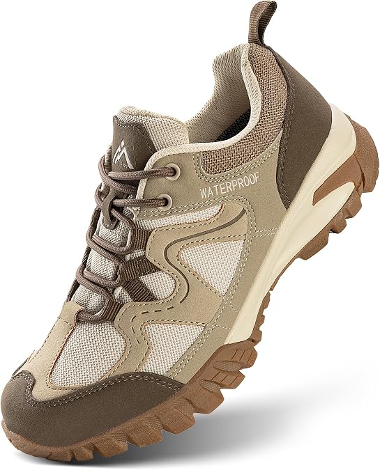 CC-Los Women's Waterproof Lightweight Hiking Shoes Non-Slip Outdoor Walking