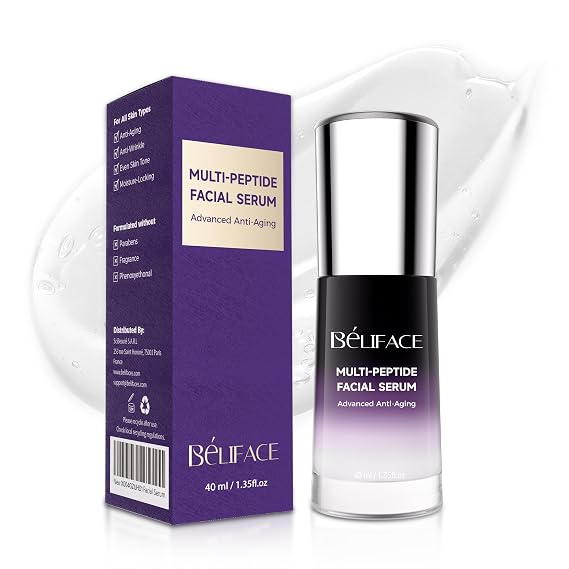 Peptides Face Serum with Hyaluronic Acid, 1.35 fl oz