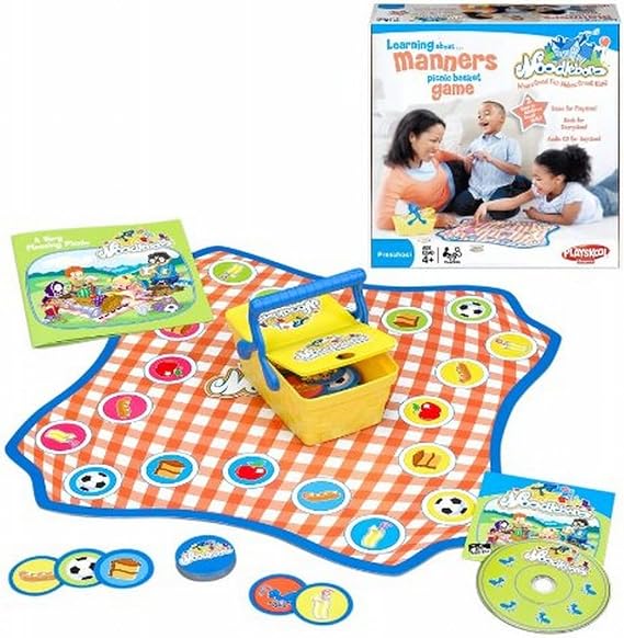 Playskool Noodleboro Picnic Basket Manners Game