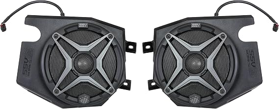 SSV Works RZ4-F65A Front Speaker Pods 2014-2023 Polaris RZR XP1000, XP Turbo, Turbo S Velocity w/SSV Works 6.5" Powersports Speakers