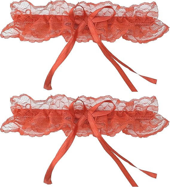 YunPeng 2 Pcs Wedding Bridal Garters Lace Sexy Leg Garter Belt for Wedding Party