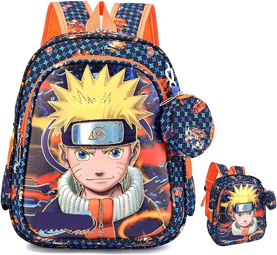 yumcute Kids School Backpack with Character Print, Lightweight Waterproof Rucksack for Boys Girls, Adjustable Children's Daypack for Nursery Primary School & Travel