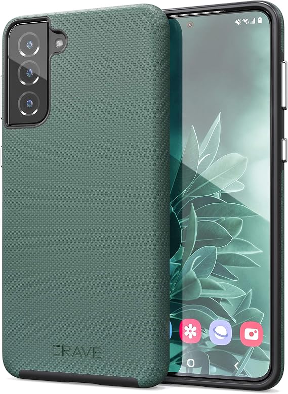 Crave Dual Guard for Samsung Galaxy S21 Plus Case - Forest Green