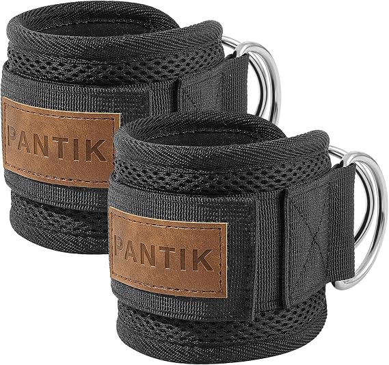 Ankle straps for Cable Machine Attachments, Resistance Band for Kickbacks, Glute Workouts, Leg Extensions, Curls, and Hip Abductors for Men and Women 1 pair