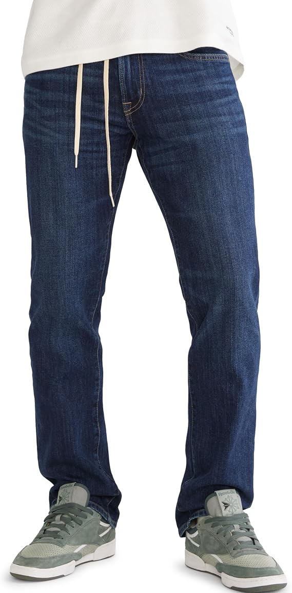 AEROPOSTALE Men's Straight Premium Coolmax Technology Jeans