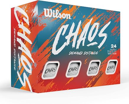 WILSON 2024 Chaos Golf Balls - 24 Balls