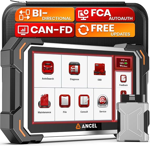 ANCEL DS500BT Bidirectional Scan Tool, Full System OBD2 Diagnostic Scanner