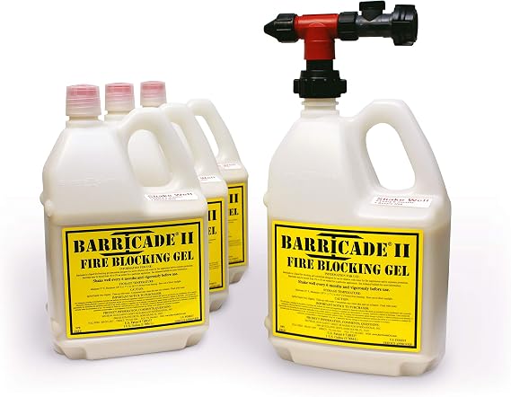 Barricade Fire Gel - Thermal-Protective Coating Provides Dead-Stop Fire Protection on Everything It Coats (Full Kit)