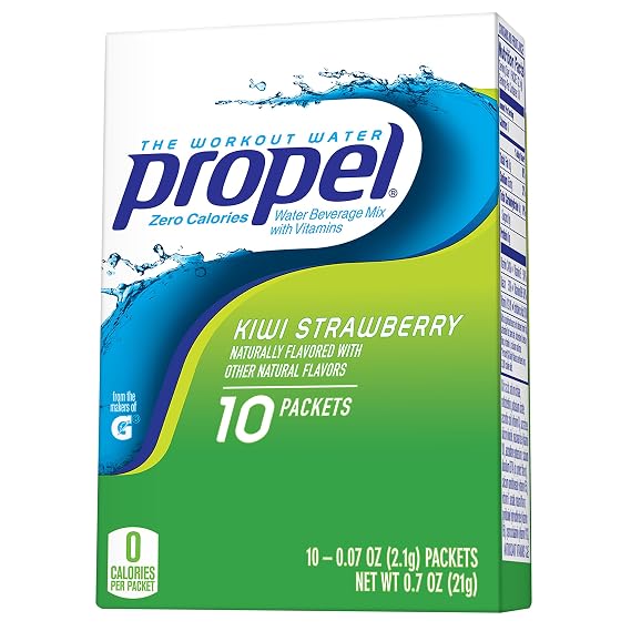 Propel Powder Packs, Kiwi Strawberry, 10 Count (Pack of 1)
