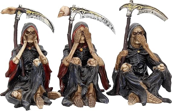 Nemesis Now Something Wicked (Set of Three) Figurine 13cm Black
