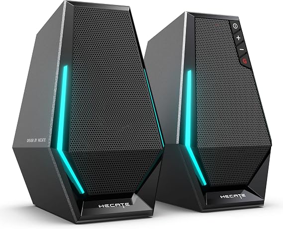 Edifier G1500 2.0 Bluetooth Gaming Speakers with RGB Lighting - Black