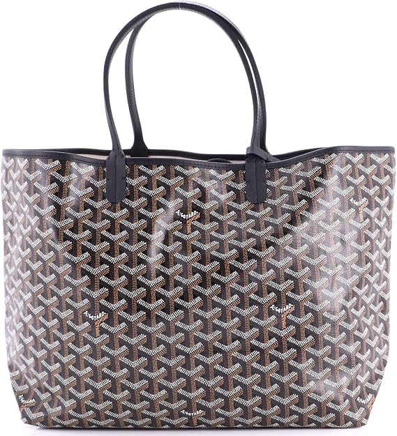 Pre-Loved Saint Louis Tote Coated Canvas PM, Black