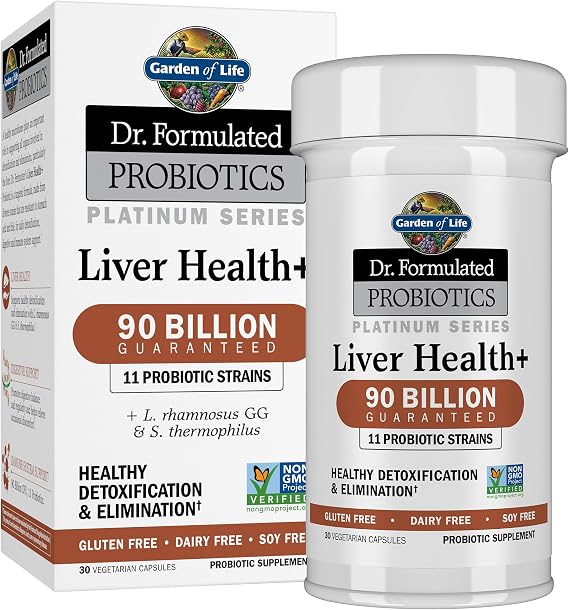 Garden of Life Dr. Formulated Platinum Series Liver Health+ Probiotics
