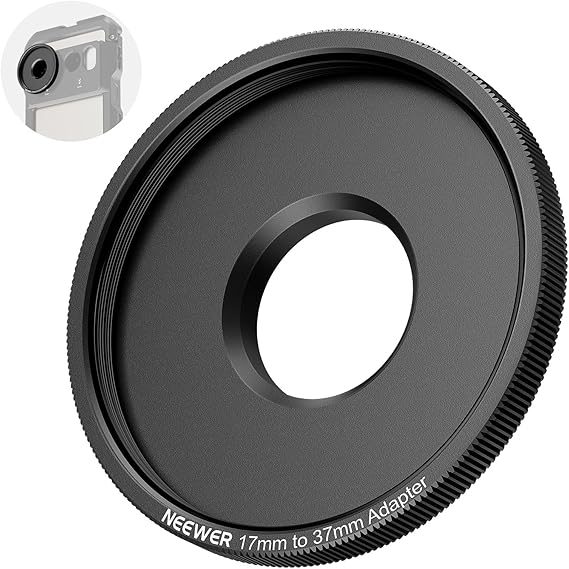 NEEWER 17mm to 37mm Lens Filter Adapter Ring, PA061