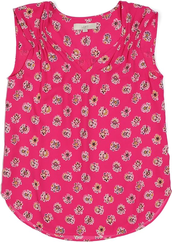 Loft Ann Taylor Women's Smocked Tank Blouse