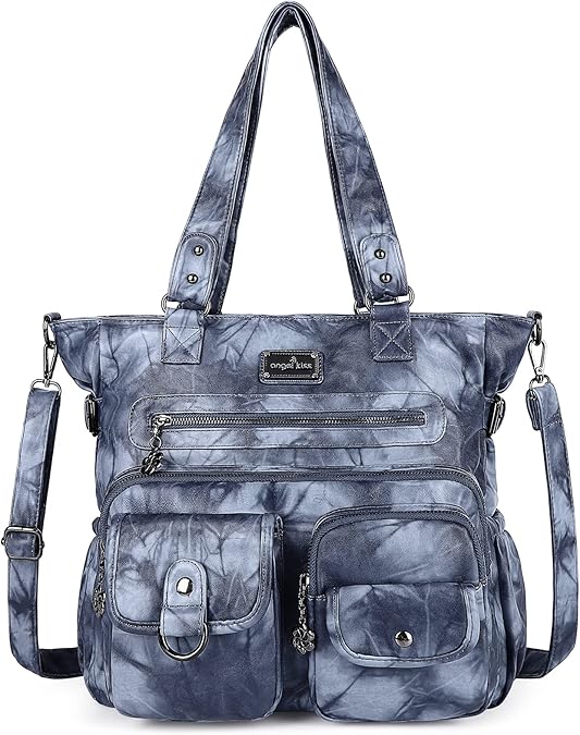 Angelkiss Purses Handbags for Women PU Tote Satchel Bags for Women Pockets Shoulder Bags...