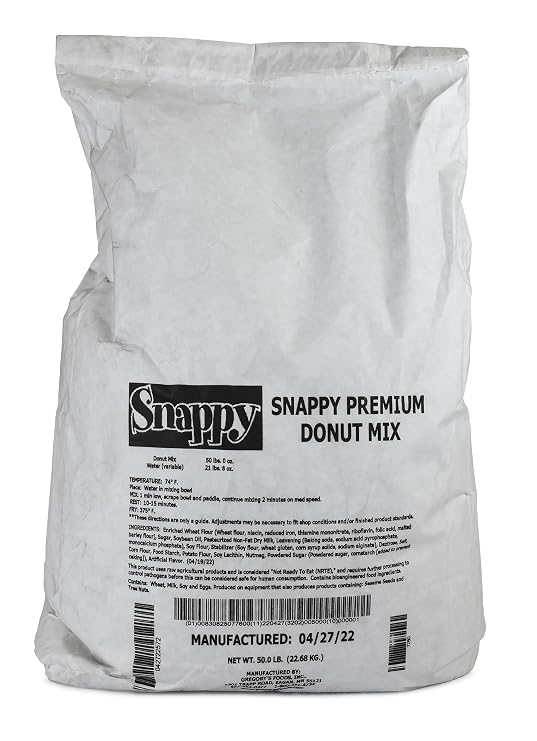 Snappy Premium Mini Donut Mix, 50 lbs