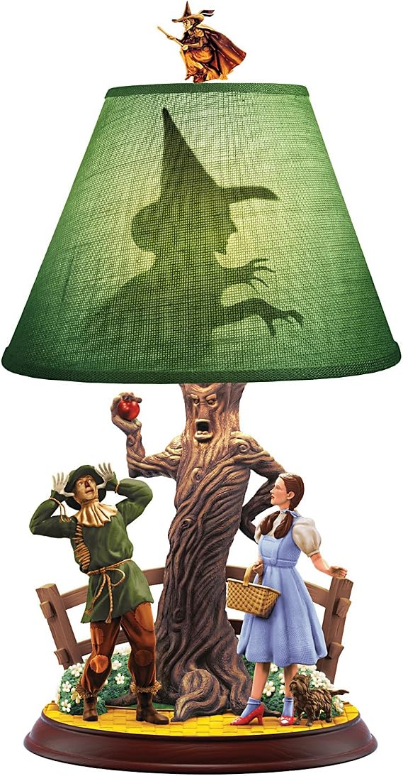 The Bradford Exchange The Wizard of OZ We're Not in Kansas Anymore Dorothy and Scarecrow Lamp