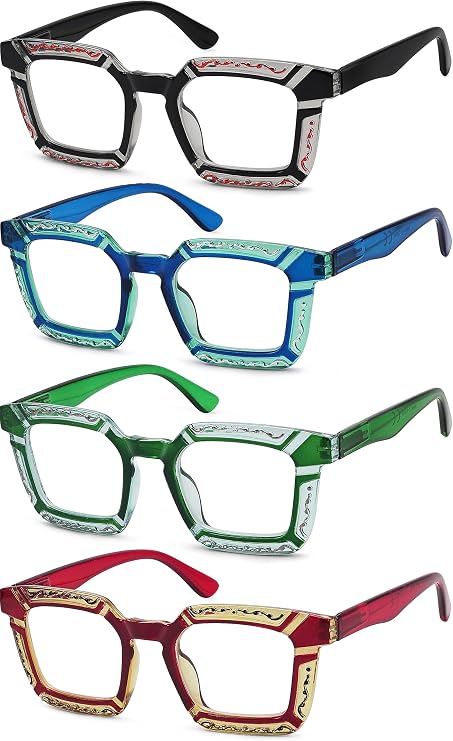 Eyekepper 5-pack Reading Glasses for Women Floral Pattern Design Readers
