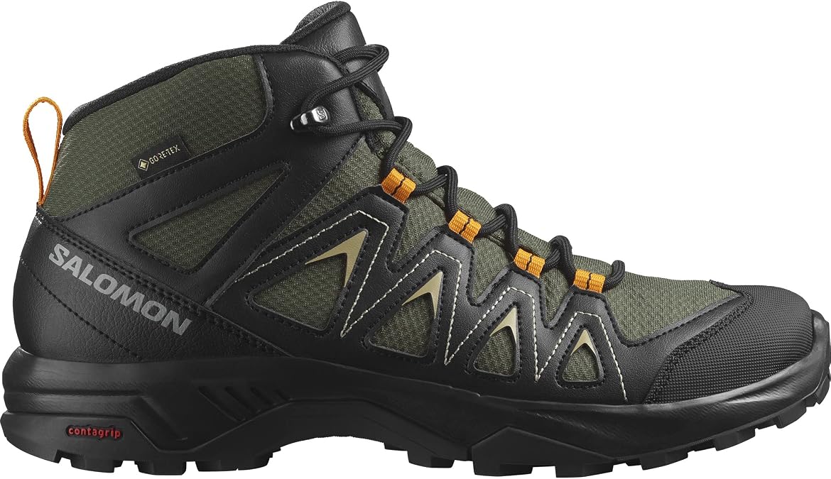 SALOMON X Braze Mid Gore-Tex Men's Outdoor Shoes, Hiking essentials, Waterproof, and Versatile wear
