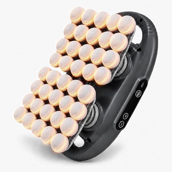 Large Massage Gun Set with 40 Heads, Percussion Massager, 9 Modes, 9 Levels