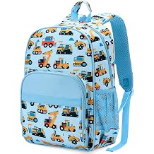RAVUO Backpack for Boys,Cute Lightweight School Rucksack Water Resistant kids School Bag with Chest Strap