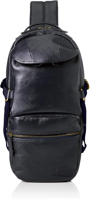 AVIREX Leather One Shoulder Body Bag
