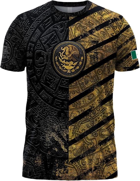 Customized Mexican Shirts for Men, Mexican Shirts for Women, Custom Aztec Shirts for Men, Vintage Mexico Tshirt